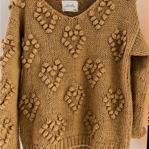 Chicwish Handmade Knit Sweater - Rich Brown